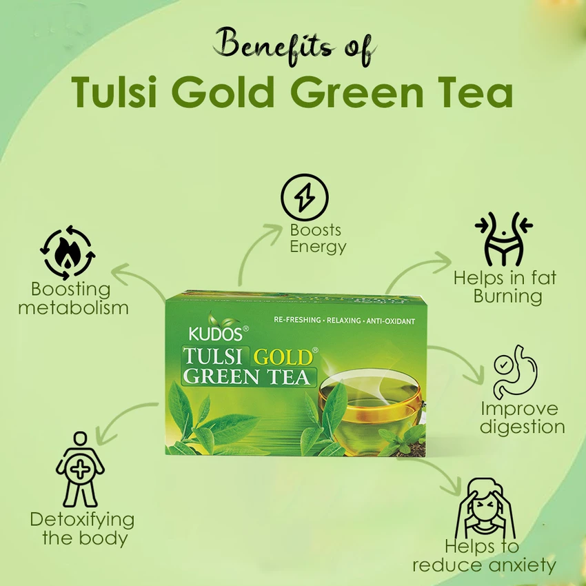 KUDOS GREEN TEA 25 BAG