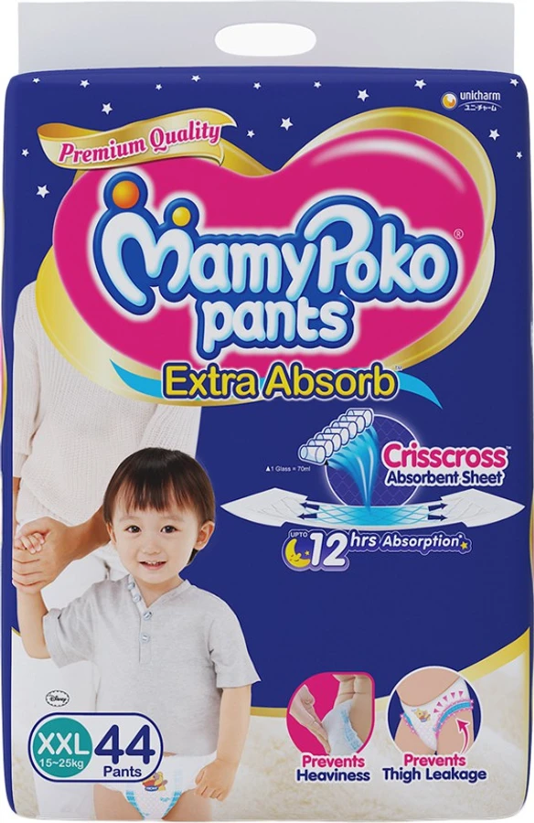 Mamypoko Extra Absorb Pants Diapers - Large 12 pcs