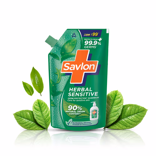 Savlon Herbal Sensitive Germ Protection Liquid Handwash