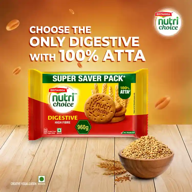 Britannia Nutri Choice Digestive High Fibre Biscuits