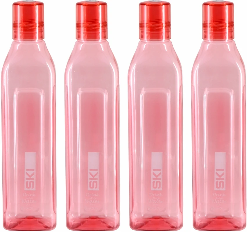 Ski Homeware Orlando Big Fridge Bottle Set Of 4 - Red 1000 Ml Bottle
