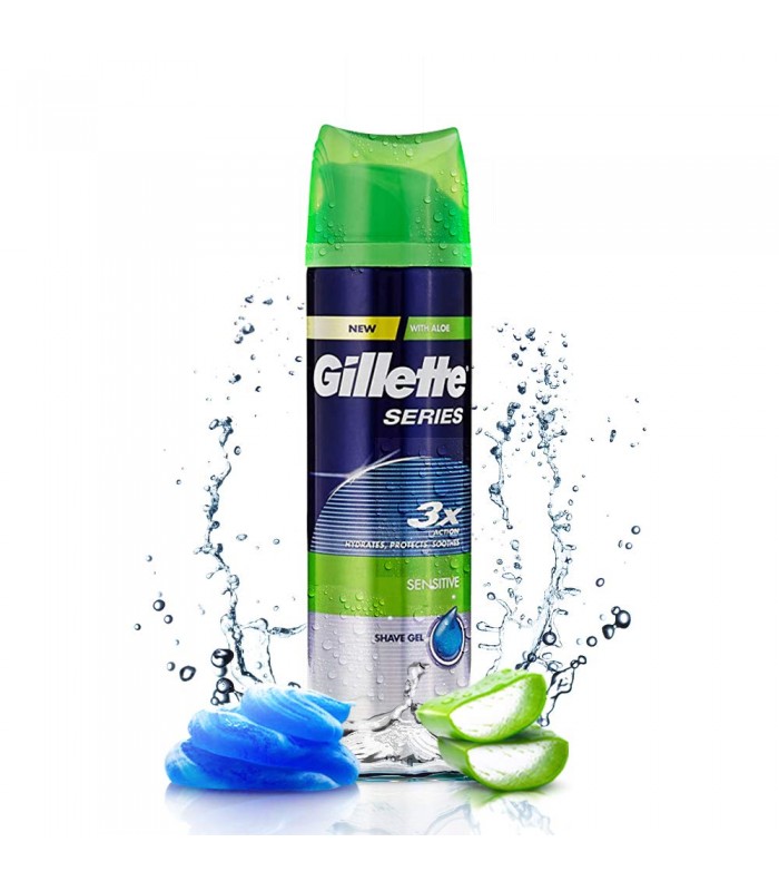 Gillette Series Shaving Gel for Sensitive Skin - 7 oz