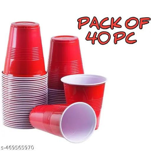 Beer Pong Glass [Set of 10 glasses) | Party Disposables in Bulk
