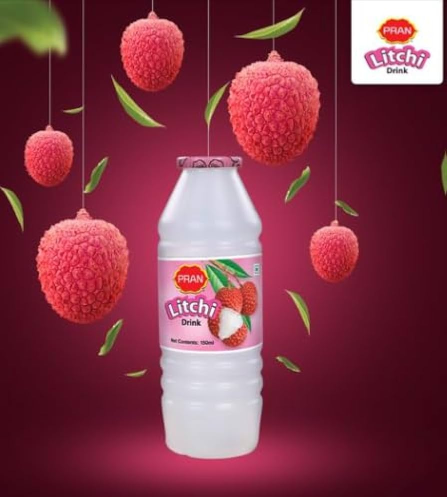 Pran Litchi Fruit Juice - 125 ml