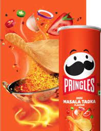 Pringles Potato Chips Desi Masala Tadka Flavour