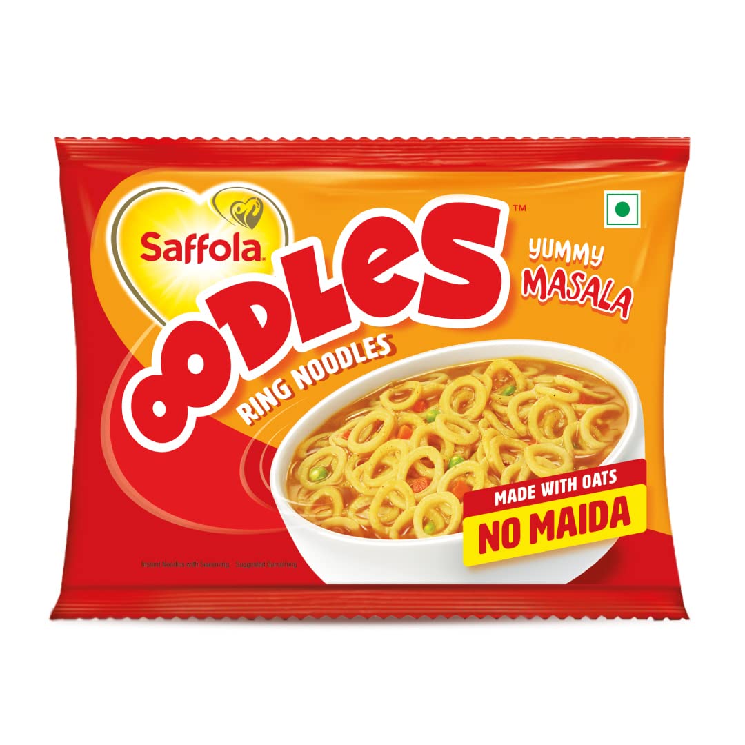 Saffola Oodles Yummy Masala Ring Noodles No Maida