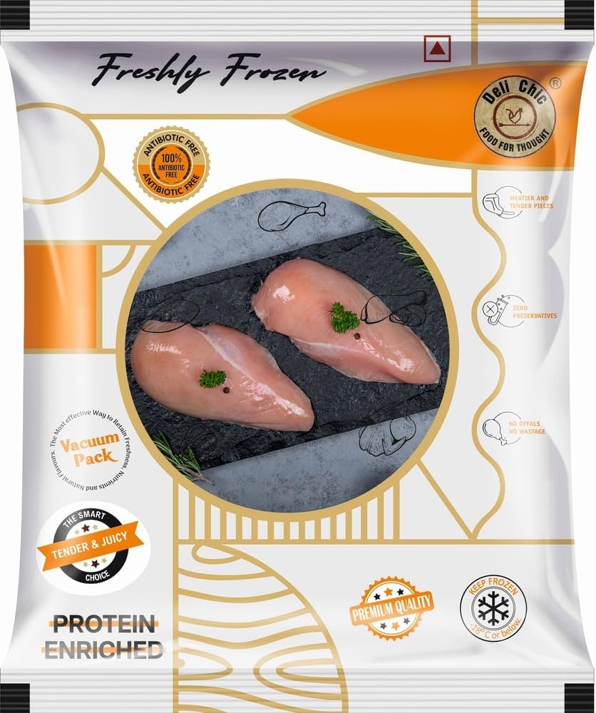 Delichic Frozen Chicken Breast - 500 g