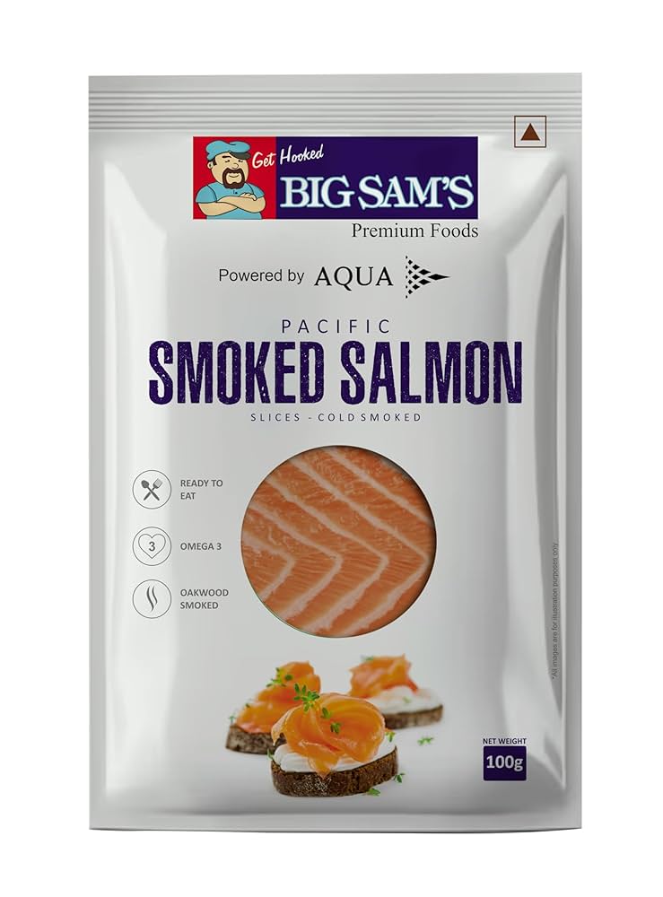 Big Sam's Pacific Frozen Smoked Salmon Fish