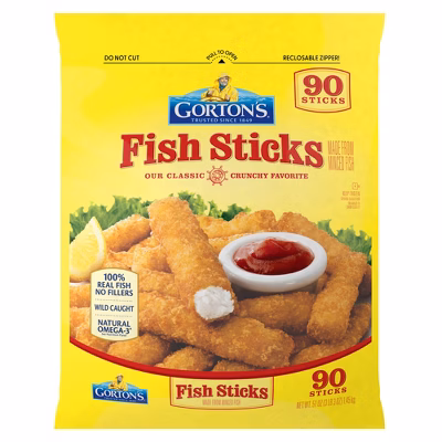 Gorton's Crunchy Breaded Fish Sticks Club Pack (Frozen)