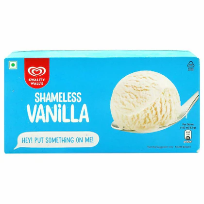 Kwality Wall's Shameless Vanilla Ice Cream