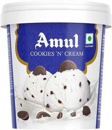 Amul Cookie N Cream Ice Cream