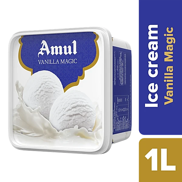 Amul Vanilla Magic Ice Cream Tub