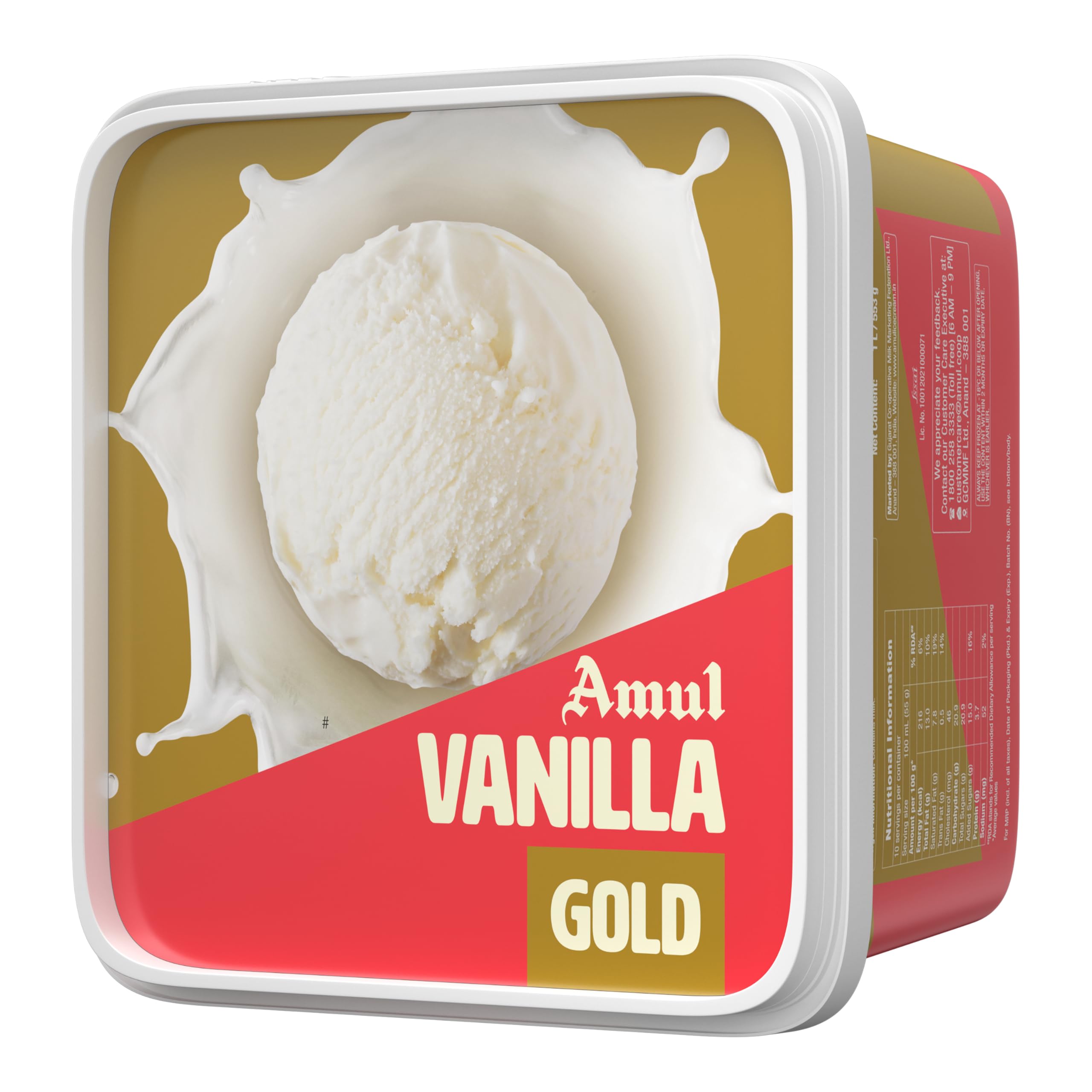 Amul Gold Vanilla Ice Cream Tub