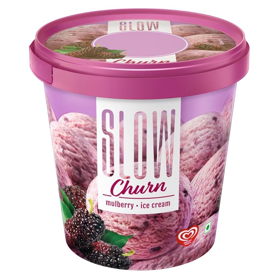 kwality walls Slow Churn Mulberry Ice Cream
