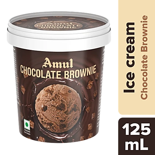 Amul Chocolate Brownie Ice Cream