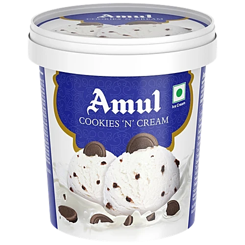 Amul Cookie N Cream Ice Cream