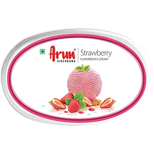 Arun Icecreams Strawberry Flavoured Ice Cream