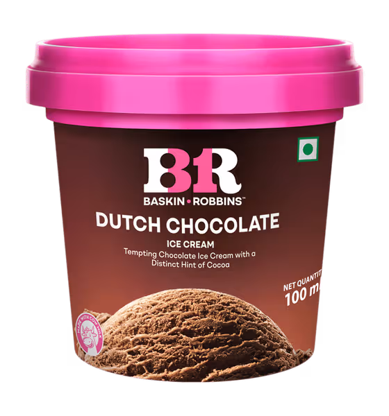 Baskin Robbins Dutch Chocolate Ice Cream Cup