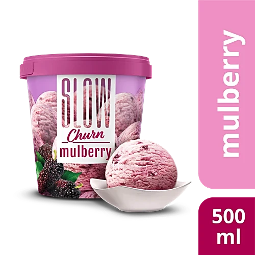 Kwality Wall's Slow Churn Mulberry