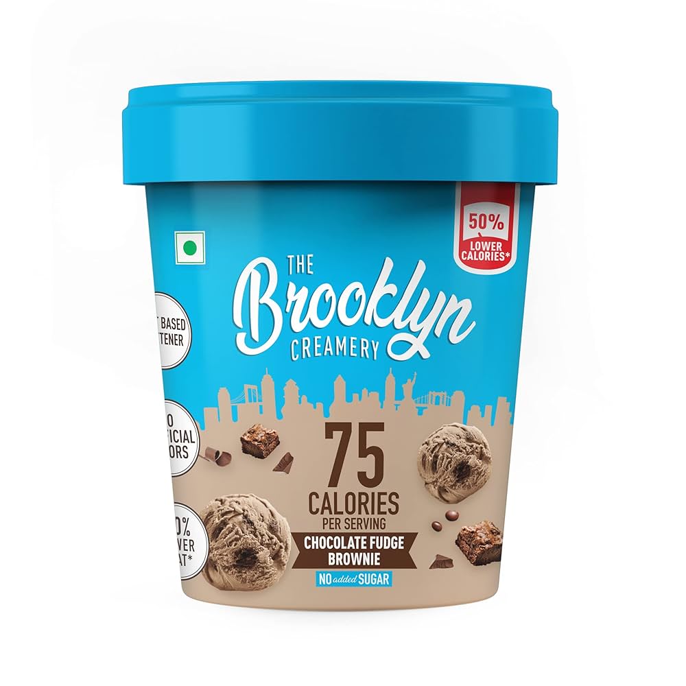 The Brooklyn Creamery Chocolate Fudge Brownie Ice Cream