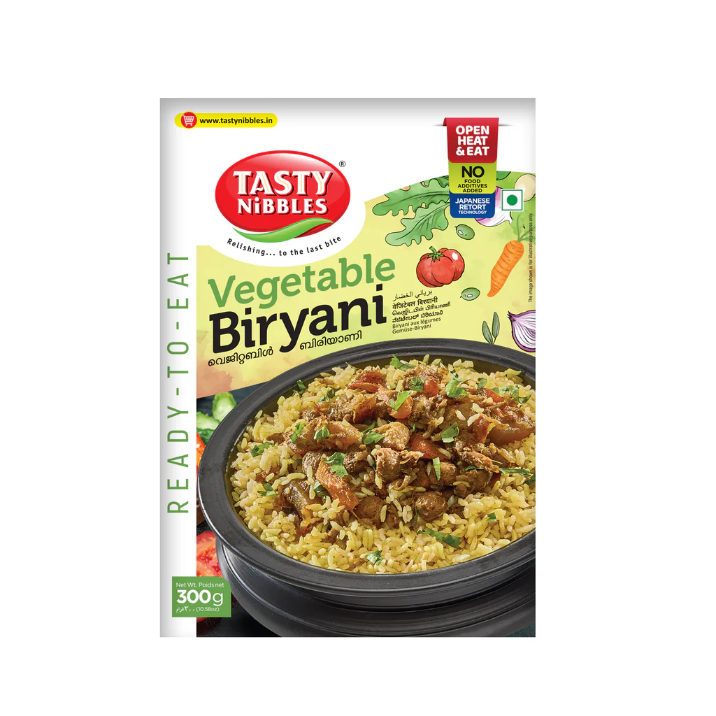 Tasty Nibbles Vegetable Biryani 300g|no Added Preservatives Pack of 3