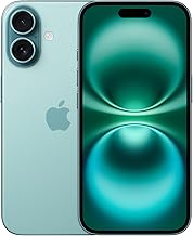 iPhone 16 256 GB: 5G Mobile Phone with Camera Control, A18 Chip and a Big Boost in Battery Life. Works with AirPods; Teal