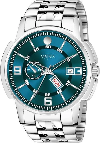 Matrix Dial Day & Date Functioning Strap Analog Watch