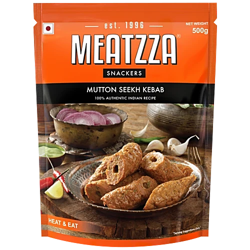 Meatzza Mutton - Seekh Kebab, 500 g