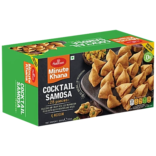 Haldiram's Cocktail Samosa - Minute Khana, 650 g