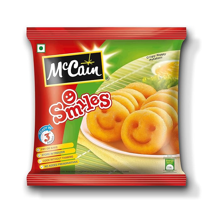 McCain Smiles Crispy Happy Potatoes, 415 g