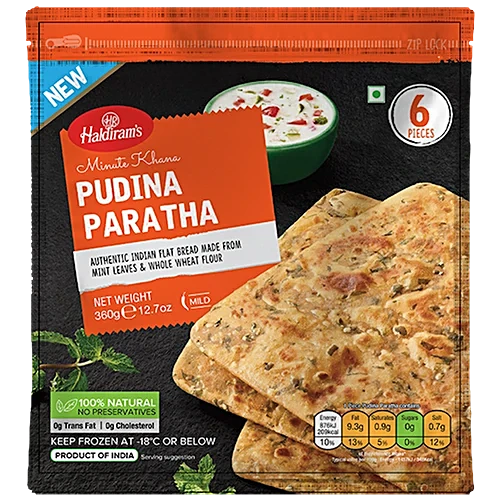 Haldiram's Pudina Paratha - Minute Khana, 360 g