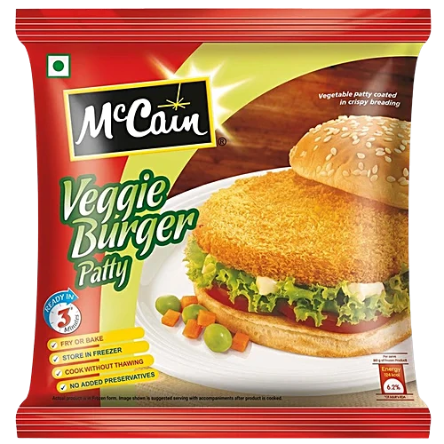 McCain Veggie Burger Patty, 400 g Pouch