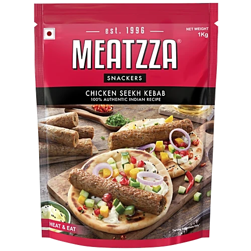 Meatzza Chicken - Seekh Kebab, 1 kg