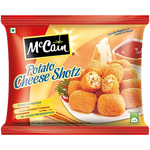 MCCAIN POTATO CHEESE SHOTZ -250G