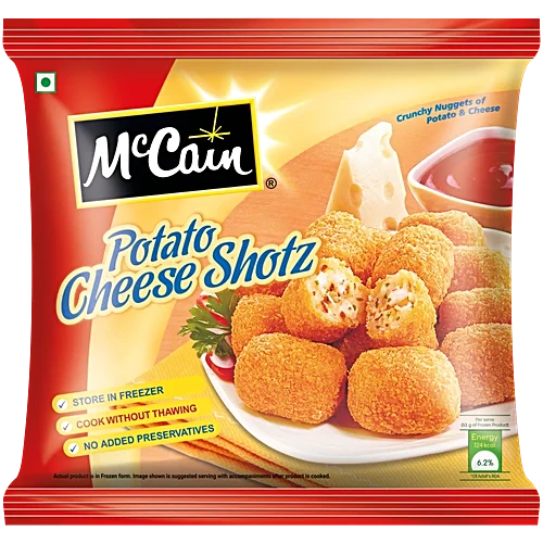 MCCAIN POTATO CHEESE SHOTZ -400G