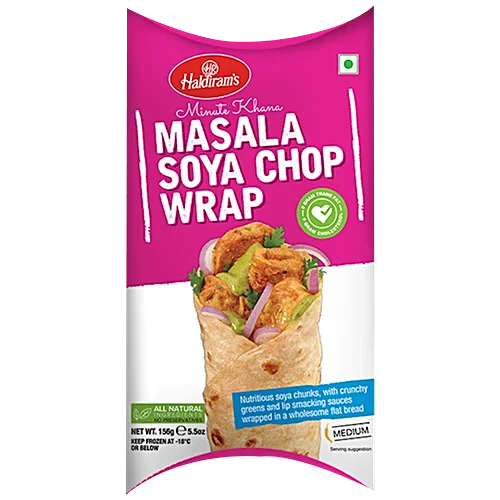 Haldiram's WRAPS SOYA CHAP 156 G