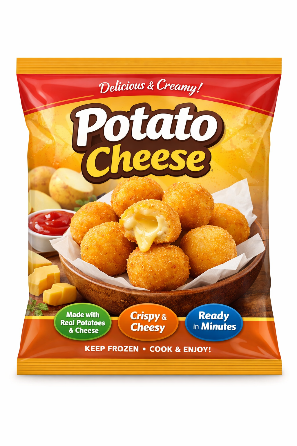 Potato cheese shotz 250 gm