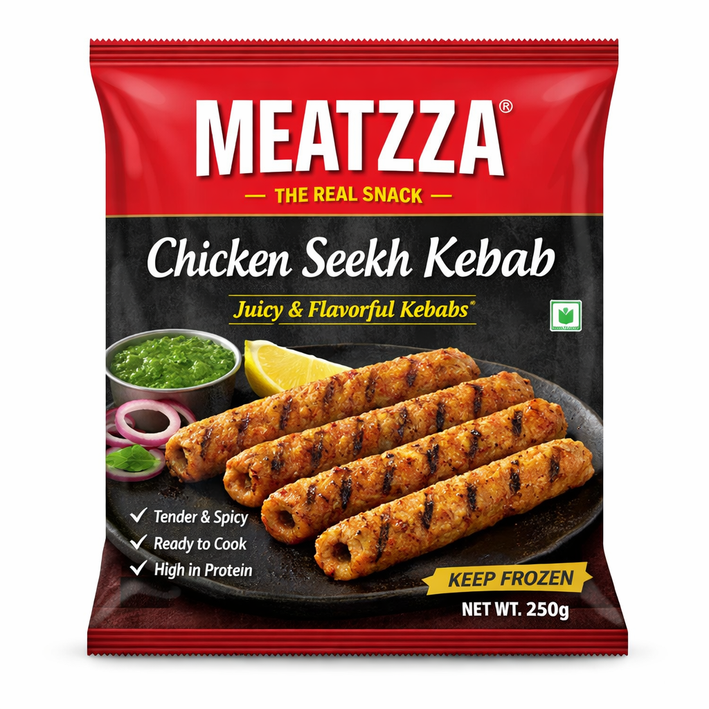 MEATZZA CH SEEKH KEBAB 500 GM
