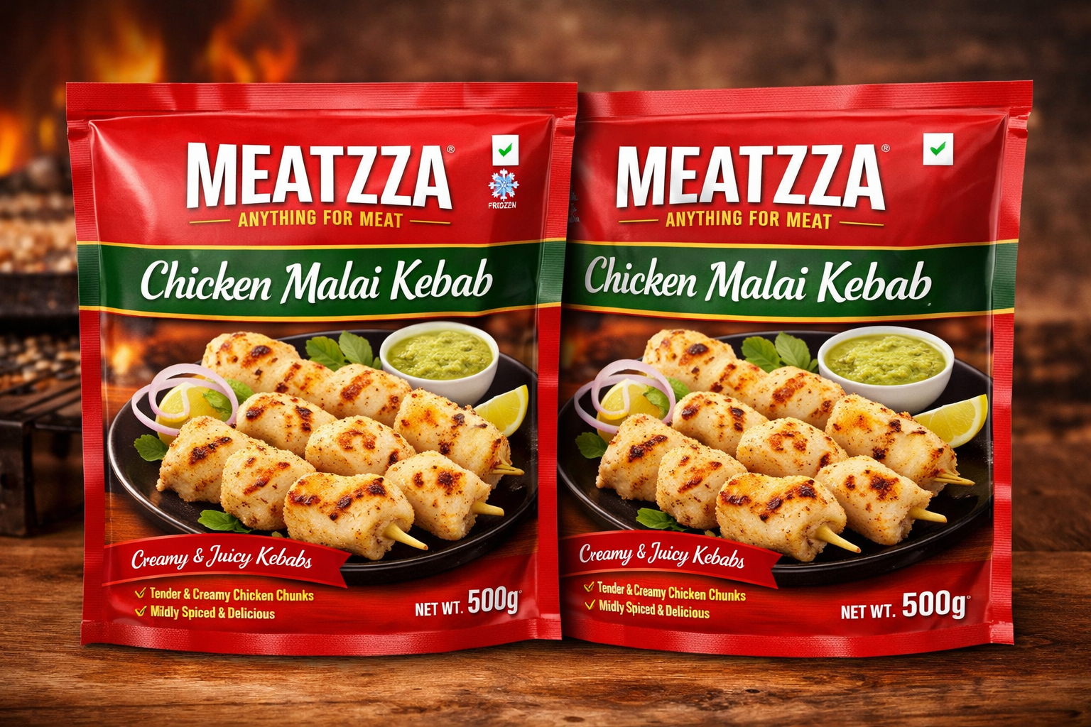 MEATZZA CHI. MALAI SEEKH KABAB 500g