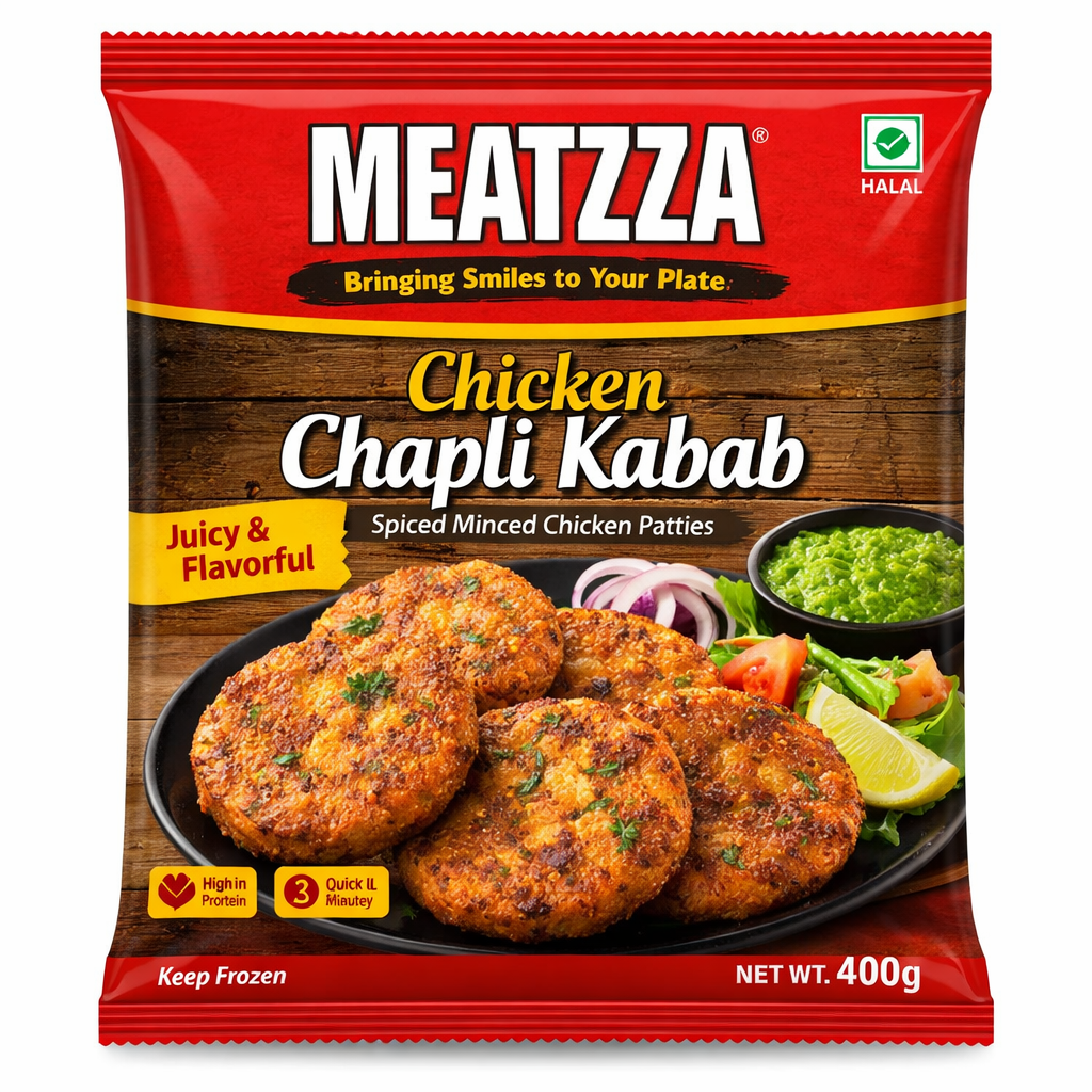 MEATZZA CHICKEN CHAPLI KABAB (5009)