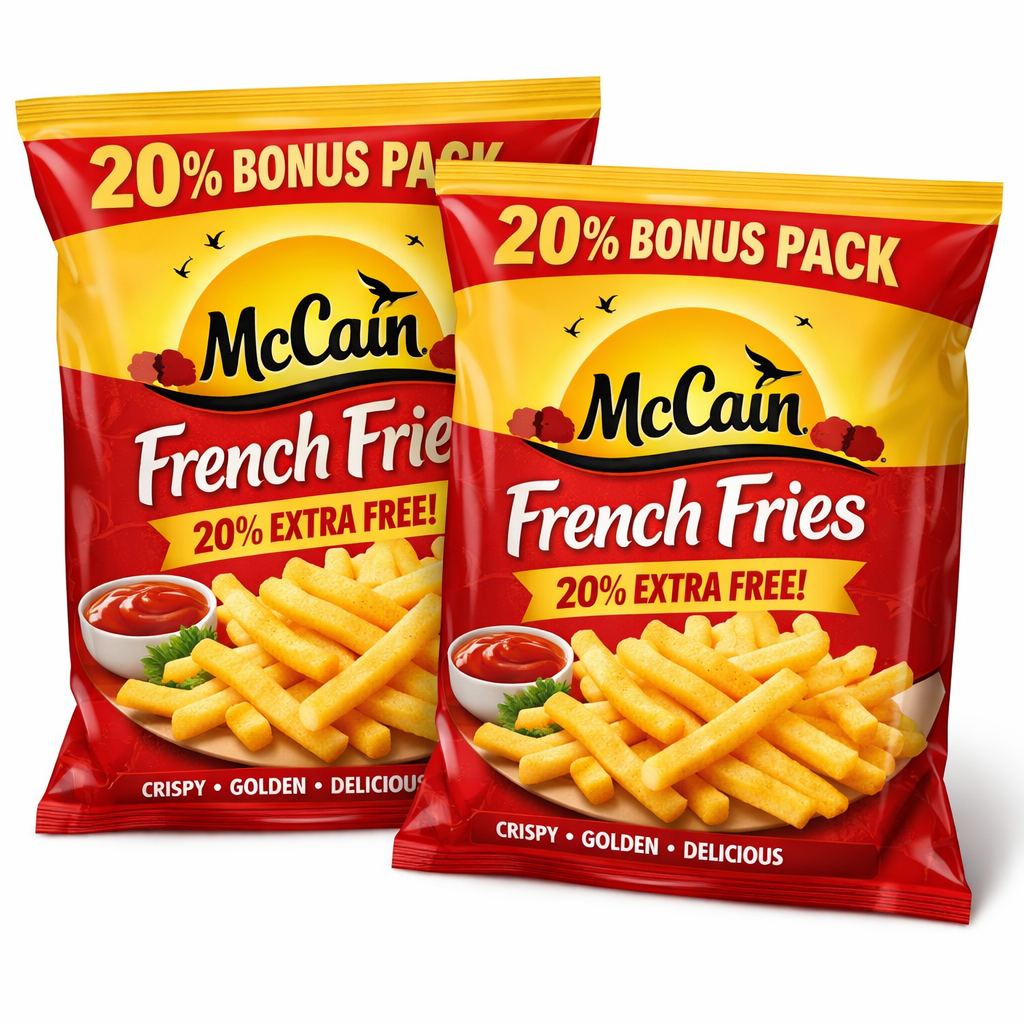 MC CAN FRENCH FRIES 20% BONUS PACK 420GM