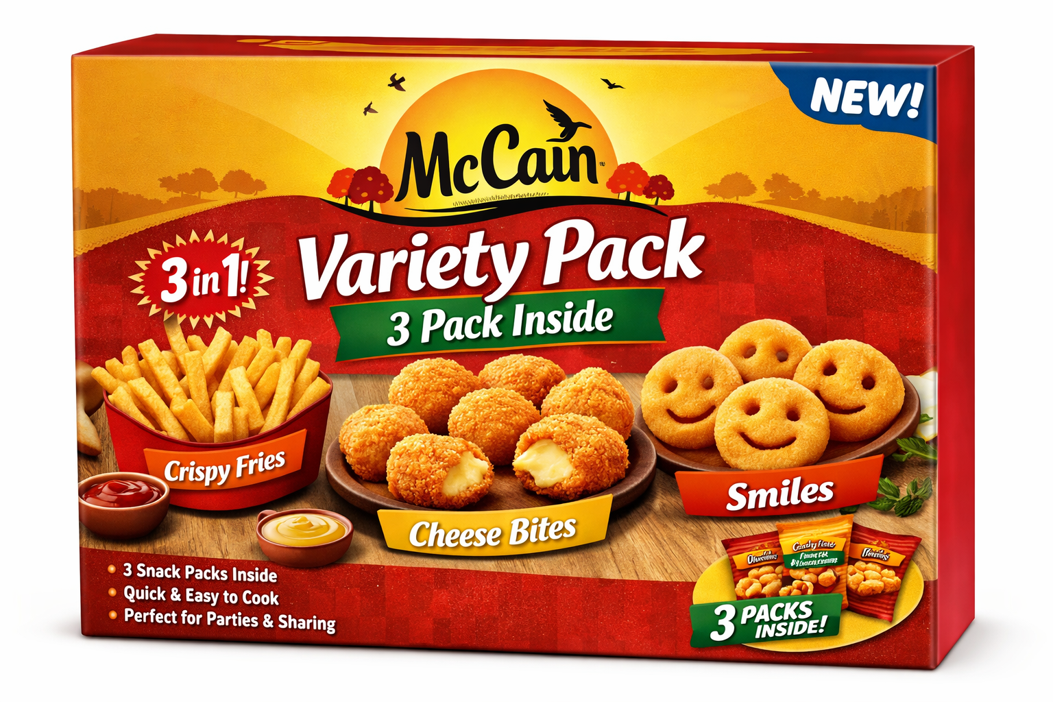 MC CAN VARIETY PACK 3 PACK INSIDE 550GM