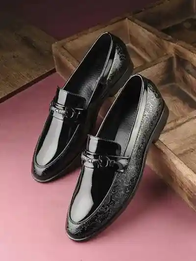 INVICTUS Men's Round Toe Formal Slip On Loafers