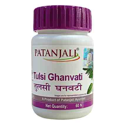 patanjali tulsi ghanvati 60 N 40 g