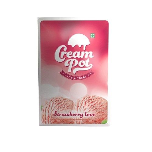 Cream Pot Strawberry Flavoured Frozen Dessert