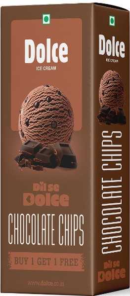 DOLCE CHOCO CHIPS+CHOCO CHIPS 700ML