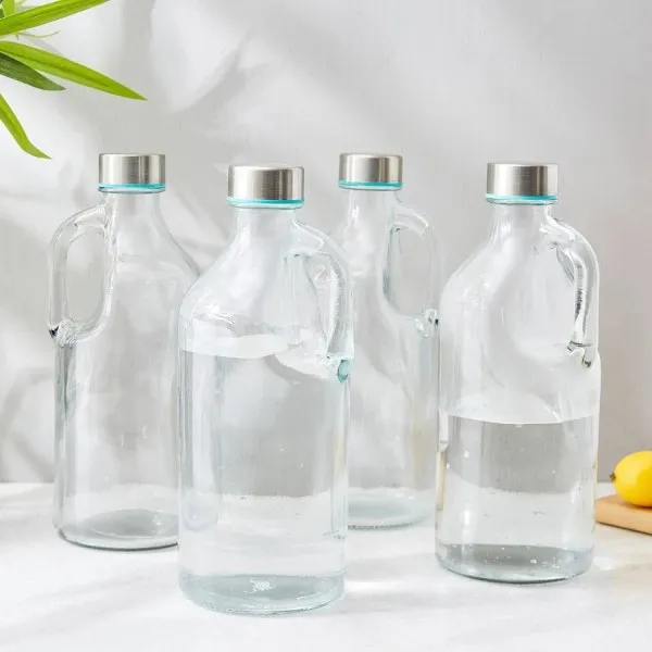Home Centre Marley Orlanto Bottles Glass Bottles Set of Bottles
