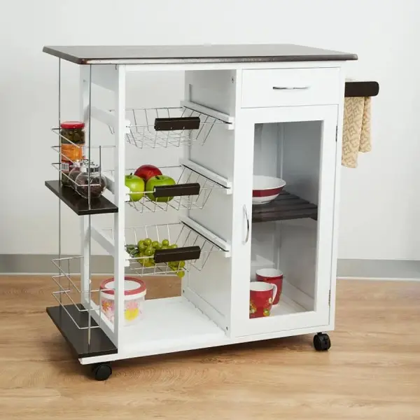 Home Centre 3-Tier Kitchen Trolley