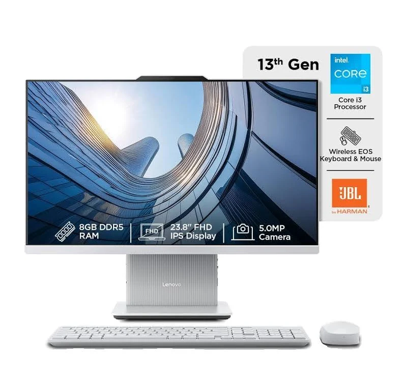 Lenovo IdeaCentre AIO 13th Gen Core i3-1315U 24" FHD IPS 8GB