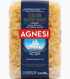 AGNESI CHIFFERI RIGATI PASTA 500G
